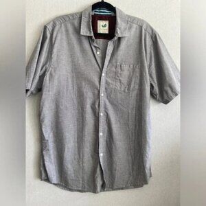 Colours Alexander Julian Organic Cotton short sleeve button up shirt Sz XL
